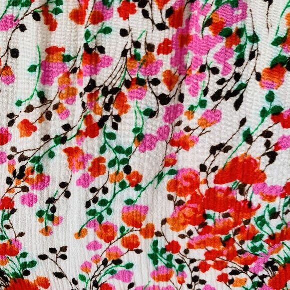 Lulus Dress View From Meadow XS Floral Off Shoulder Cottagecore Romantic Boho - Picture 14 of 16